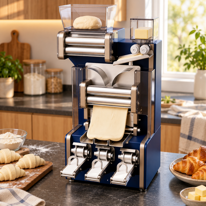 Automatic Croissant Dough Laminating &amp; Forming Machine