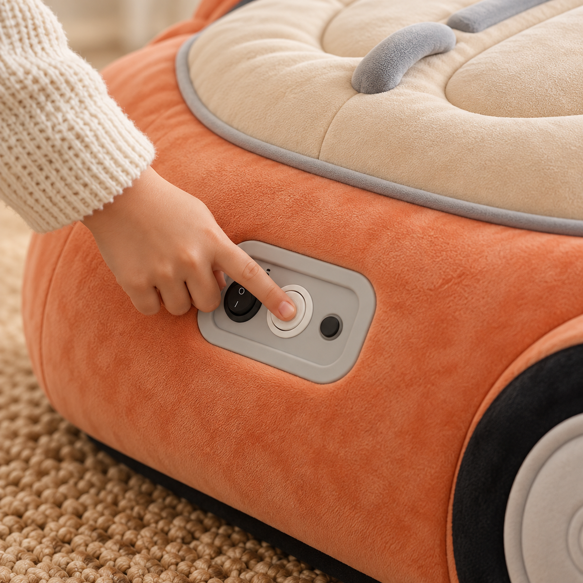 Vintage Convertible Car Plush Bed