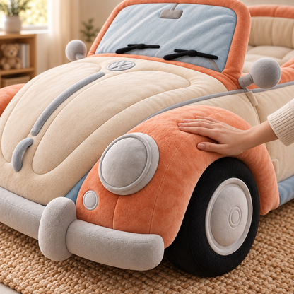 Vintage Convertible Car Plush Bed