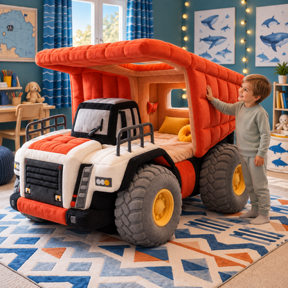 Giant Plush Dump Truck Bed