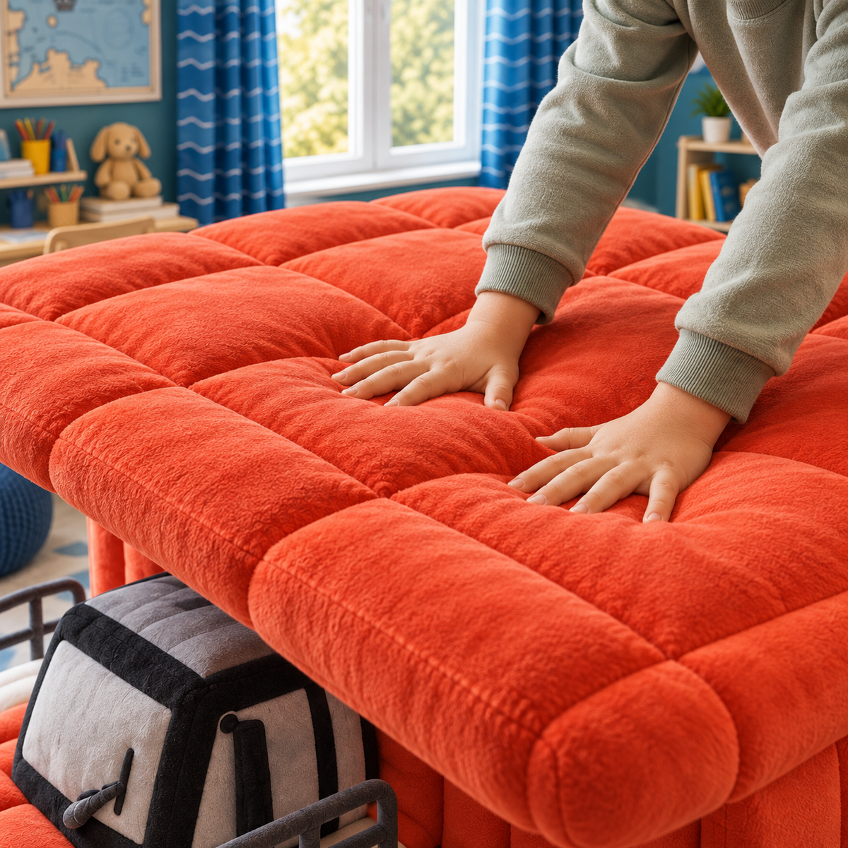 Giant Plush Dump Truck Bed