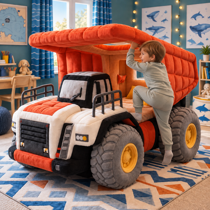 Giant Plush Dump Truck Bed