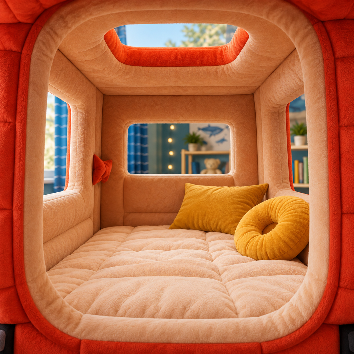 Giant Plush Dump Truck Bed