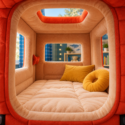 Giant Plush Dump Truck Bed