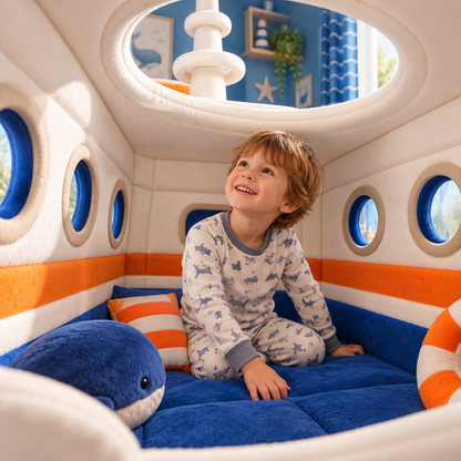 Giant Plush Rescue Boat Bed