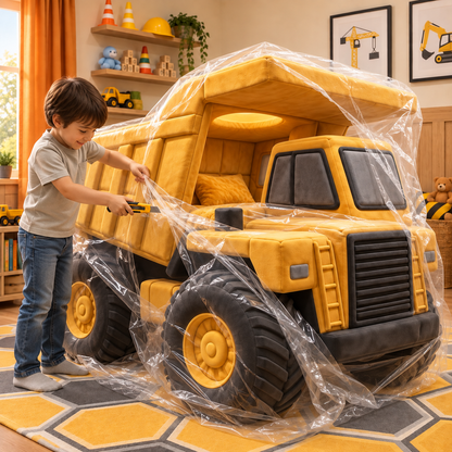 Giant Plush Dump Truck Bed