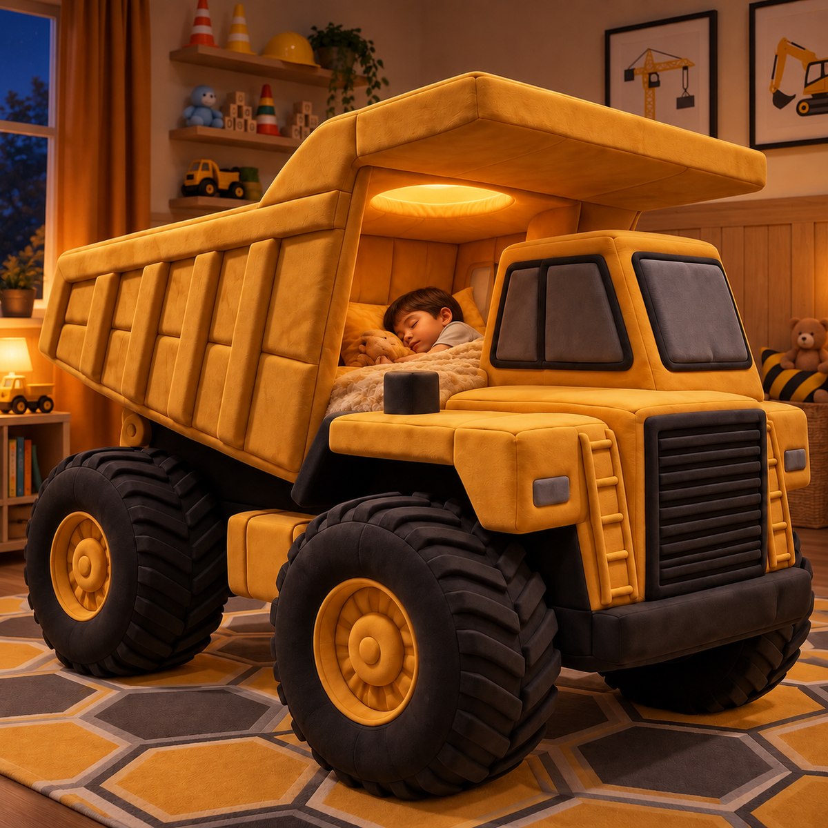 Giant Plush Dump Truck Bed